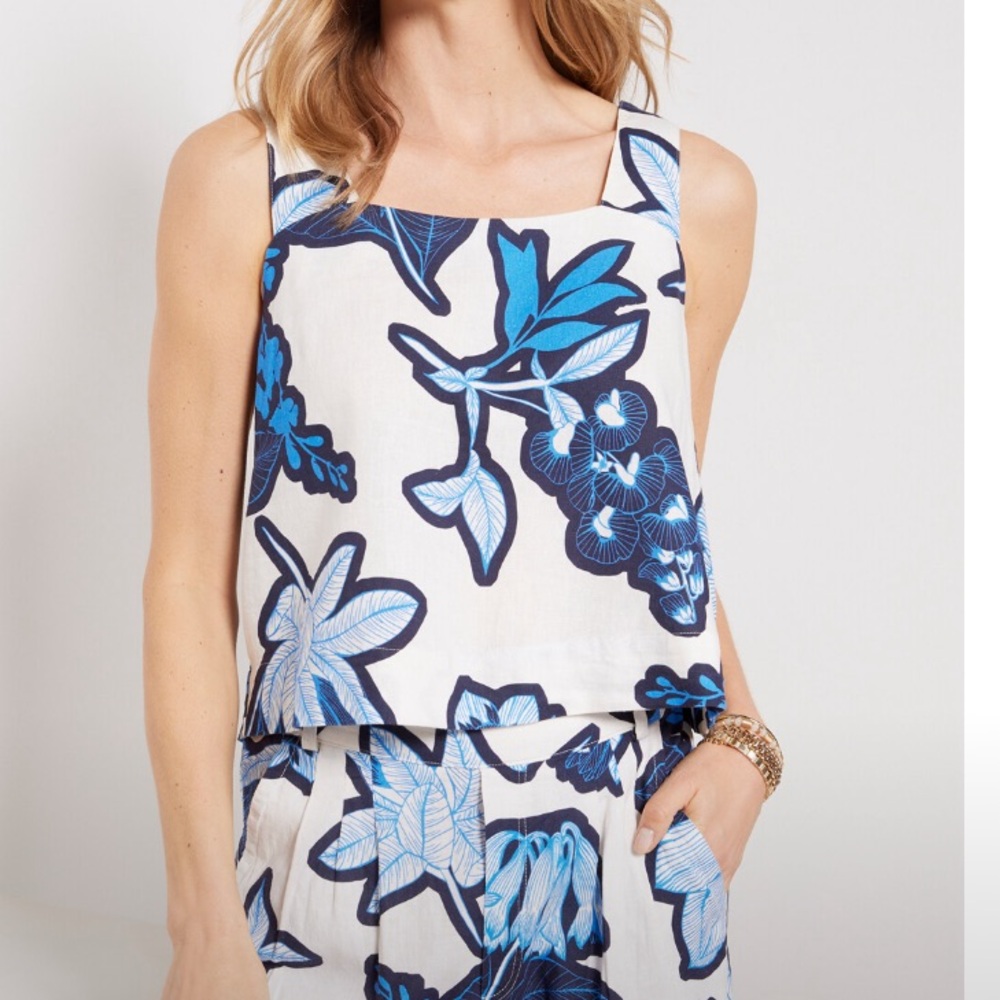 Stateside Tropical Floral Tank